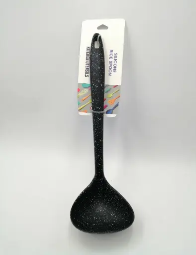 [22249] Silicone scoop * Black silicone