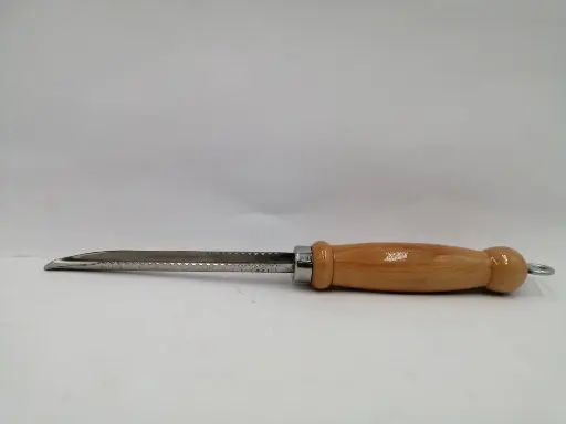 [22260] Stainless steel right-handed saw blade with wooden handle