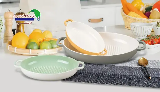 [222201] طقم طاجن بورسلين حرارى 1275