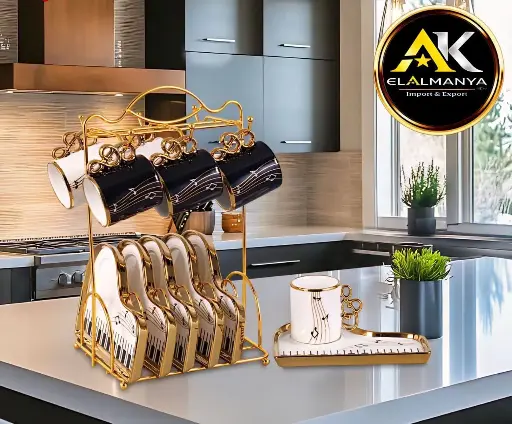 [222219] Modern Piano Coffee Set 900